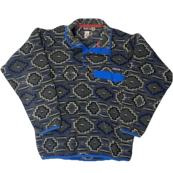 Patagonia Other - RARE Patagonia Synchilla Fleece Snap T Yanaba Forge Grey J20520101 AZTEC - XS